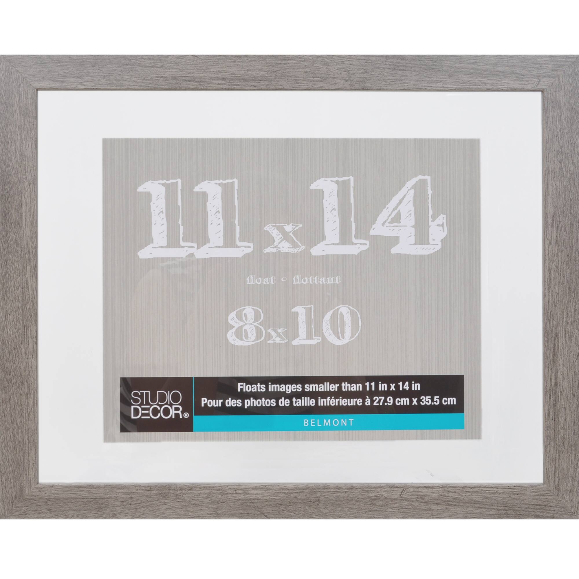 8 Pack: Gray 11" x 14" Float Frame, Belmont by Studio Décor®